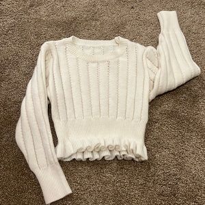 Cropped sweater